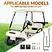 Club Car Front Strut Support Brackets